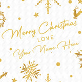 Golden Snowflake - Wrapping Paper