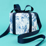 Blue Floral - Wrapping Paper