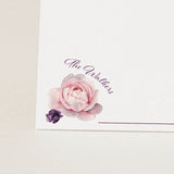Floral with Dark Background - Note Cards