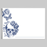 Skull in Flowers - Note Cards