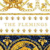 Behind Damask - Greeting Cards