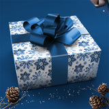 Snowflake Blues - Wrapping Paper