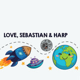 Love, Sebastian & Harp Space - Gift Tags