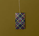Christmas Plaid #1 - Gift tag