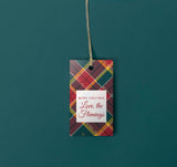 Christmas Plaid #2- Gift tag