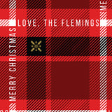 Christmas Plaid #3- Gift tag