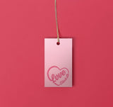 Flamingo Romance - Gift tag