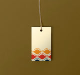 Retro Ripple - Gift tag