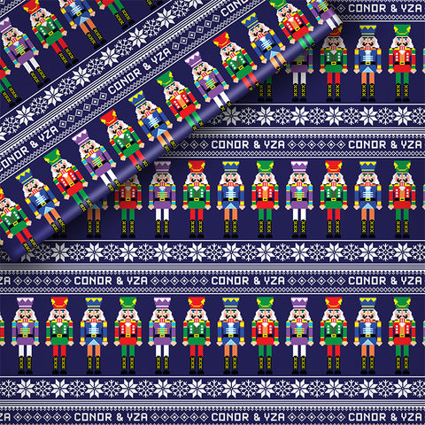 Check out these nut crackers! - Wrapping Paper