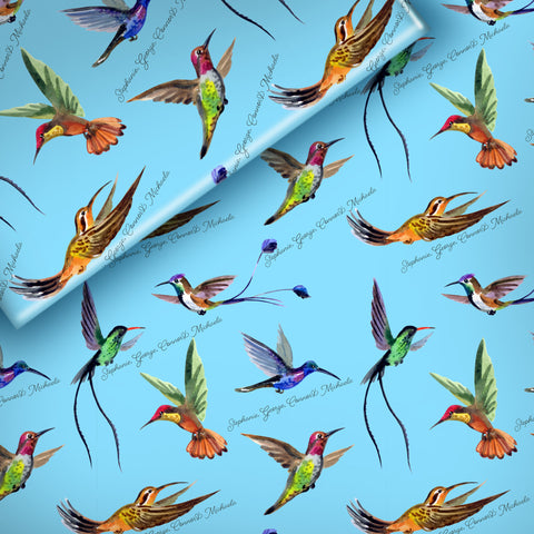 Hummingbird Flutter - Wrapping Paper