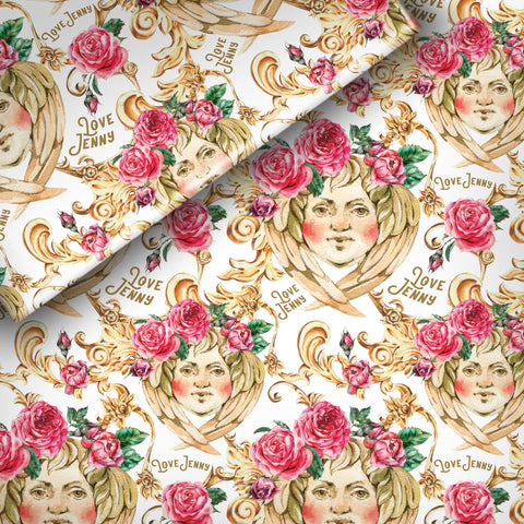 Angels N' Roses - Wrapping Paper