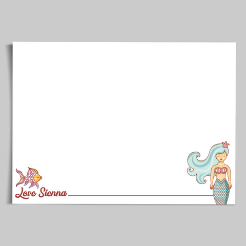 Love Sienna Mermaid Note Card