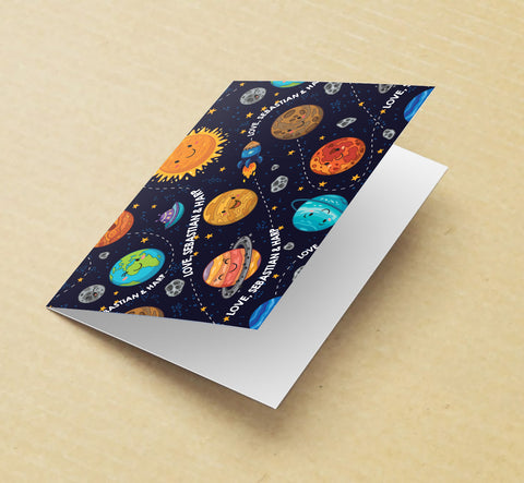 Love, Sebastian & Harp Space - Greeting Cards