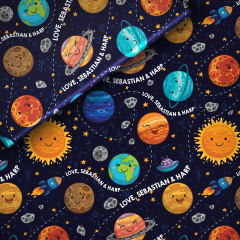 Love, Sebastian & Harp Space - Wrapping Paper