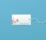 Merry Christmas, Love, Cecil & Laarni Santa Face Stamp - Gift Tags