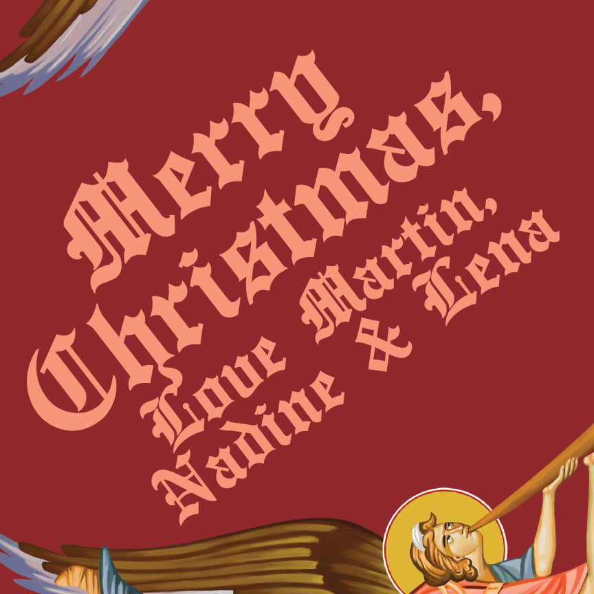 Angels on Trumpets - Greeting Cards