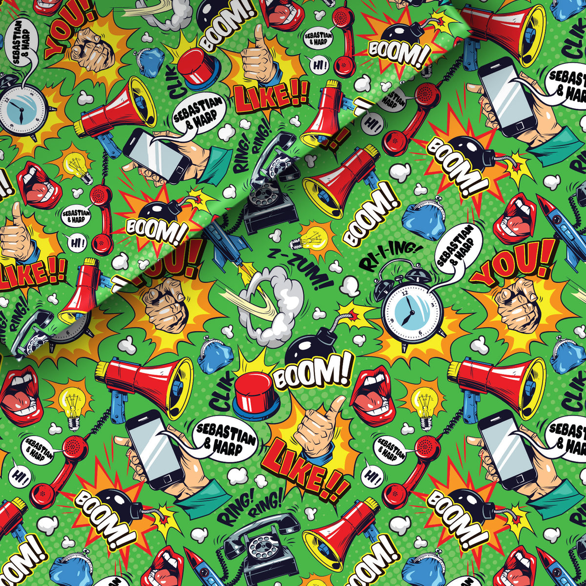 Big Boom! Wrapper - Wrapping Paper – lovethischarmedlife