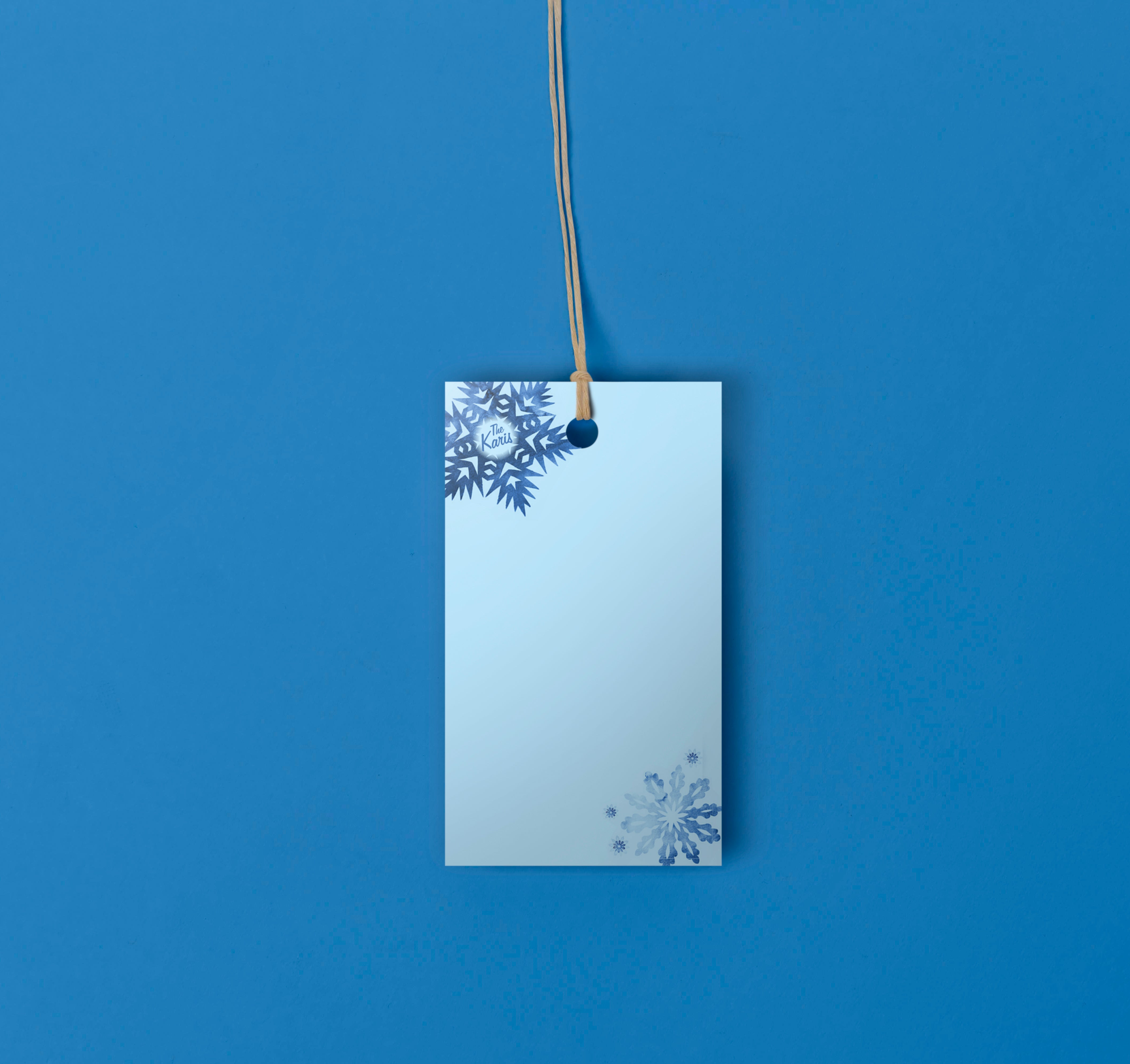 Snowflake Blues - Gift Tags